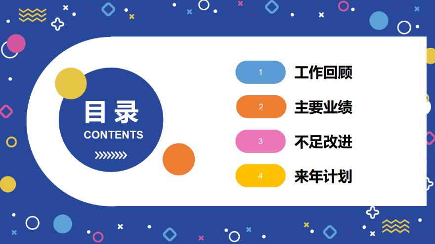 个人年终总结ppt模板